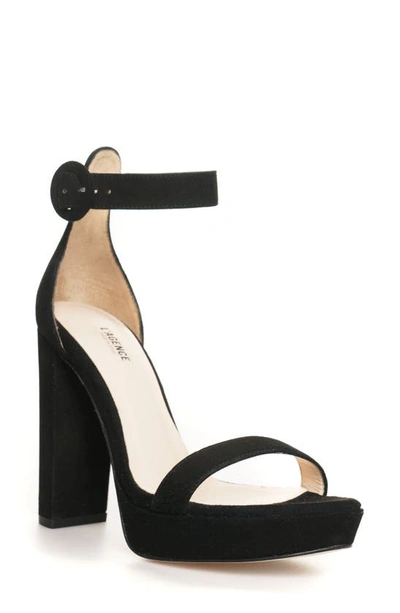 Shop L Agence Cecile Ankle Strap Sandal In Black