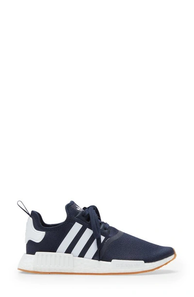Shop Adidas Originals Originals Nmd R1 Sneaker In Collegiate Navy/ White/ Gum