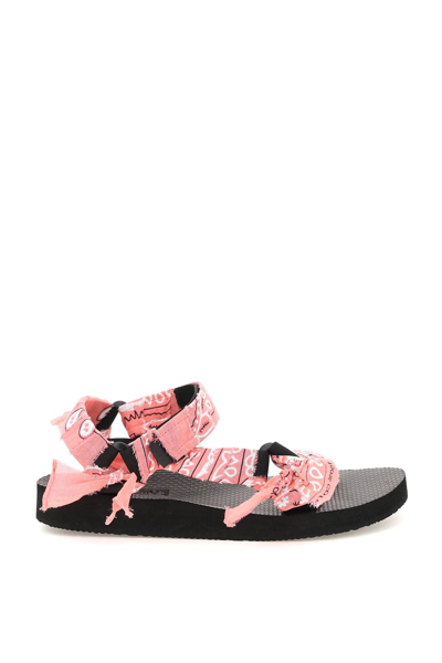 Shop Arizona Love Trekky Bandana Sandals In Blush (pink)