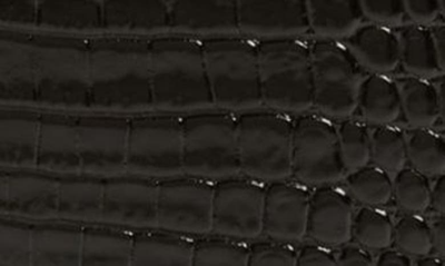 Saint Laurent Sunset Crossbody Bag Black Embossed Croc – ＬＯＶＥＬＯＴＳＬＵＸＵＲＹ