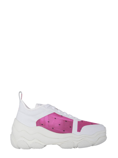 Shop Red Valentino Colored Sneakers In Bianco