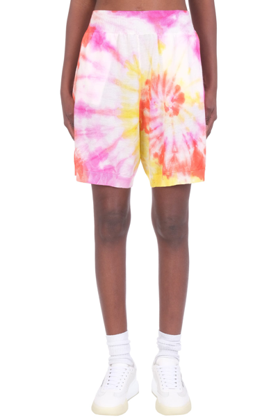 Shop Stella Mccartney Shorts In Multicolor Wool