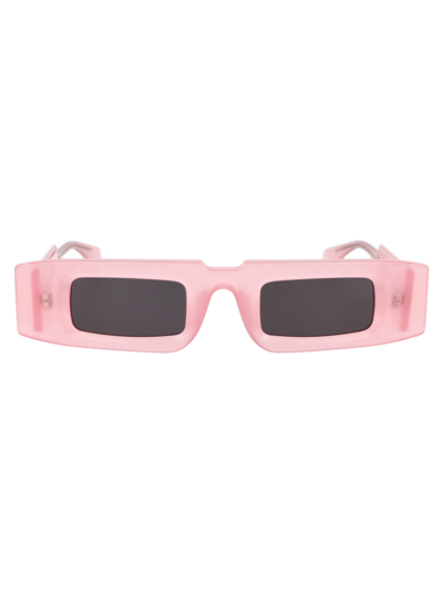 Shop Kuboraum Maske X5 Sunglasses In Pink Lemonade