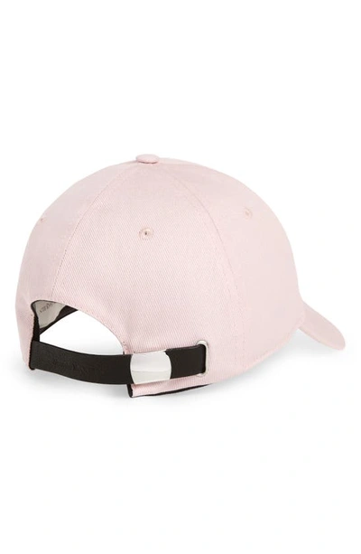 Shop Alexander Mcqueen Embroidered Baseball Cap In Pink/ Black