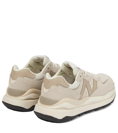 New Balance 5740 Sneakers In Beige Suede And Fabric In Neutral | ModeSens