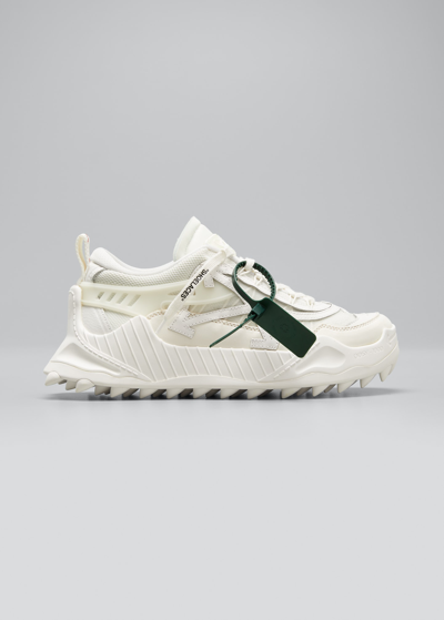Shop Off-white Men's Odsy 1000 Arrow Trainer Sneakers In White