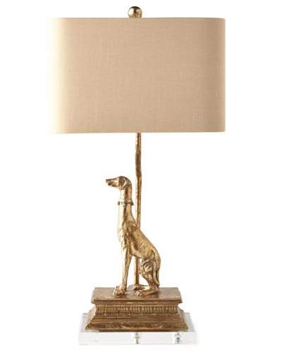 Shop Couture Lamps Right Regal Dog Table Lamp In Gold