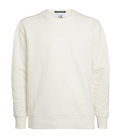 Shop C.p. Company Cotton Metropolis Series Sweatshirt In White