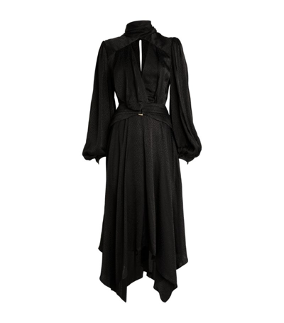 Shop Acler Kerrison Midi Dress In Black