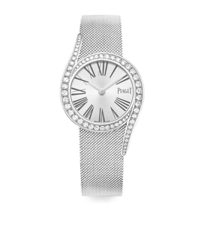 Shop Piaget White Gold And Diamond Limelight Gala Watch 26mm