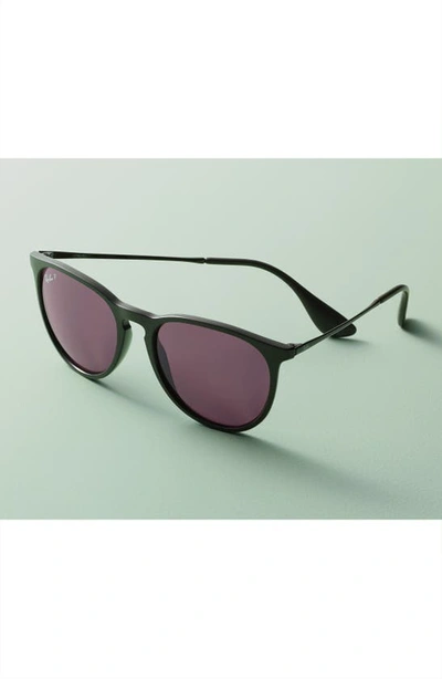 Shop Ray Ban Erika Classic 54mm Sunglasses In Tan Brown
