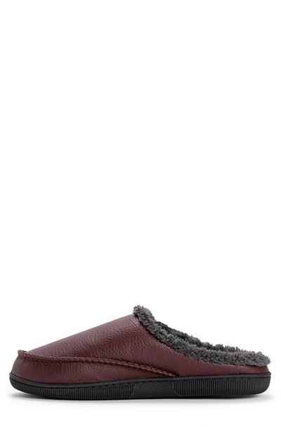 Shop Muk Luks Faux Fur Lined Clog Slipper In Brown