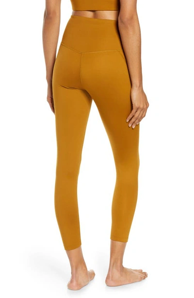 Shop Girlfriend Collective High Waist Leggings In Saddle