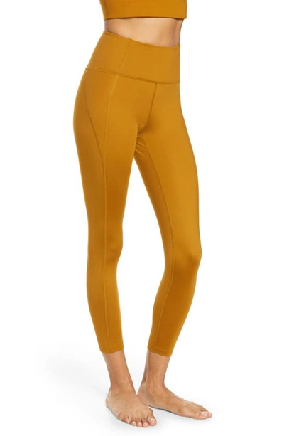 Shop Girlfriend Collective High Waist Leggings In Saddle