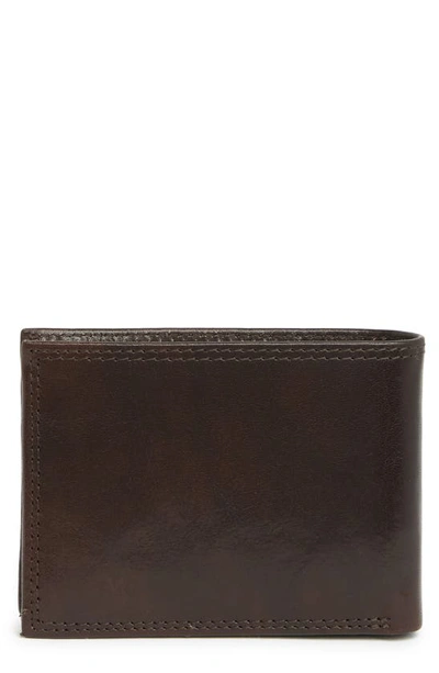 Shop Maison Heritage Paco Bifold Leather Wallet In Brown