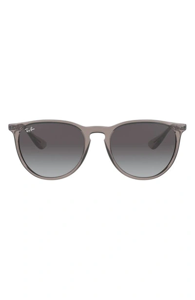 Shop Ray Ban Erika Classic 54mm Sunglasses In Transparent Grey