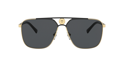Versace Man Sunglasses Ve2238 In Dark Grey | ModeSens