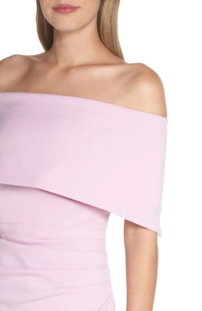 Shop Vince Camuto Popover Cocktail Dress In Lilac