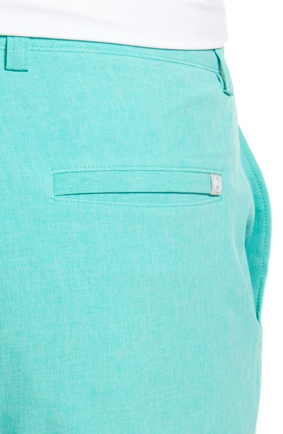 Shop Peter Millar Shackleford Water Resistant Hybrid Shorts In Rainforest