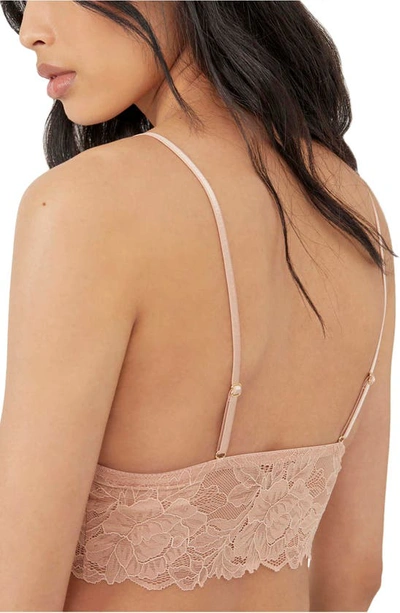 Shop Free People Intimately Fp Everyday Lace Longline Bralette In Tuscany