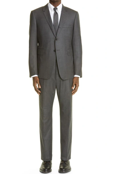 Shop Thom Browne Classic Fit Wool Suit In Dark Grey