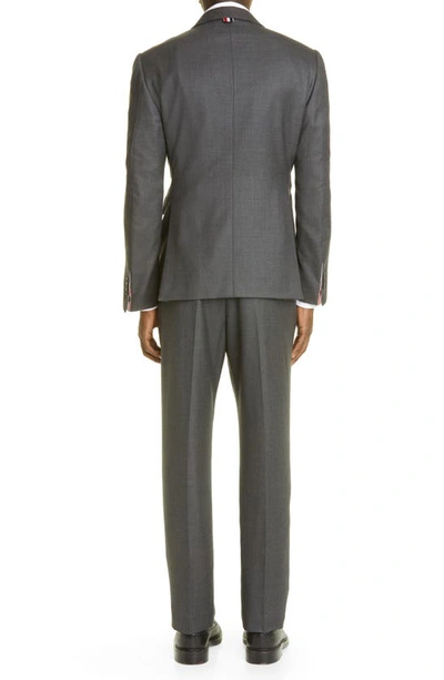 Shop Thom Browne Classic Fit Wool Suit In Dark Grey