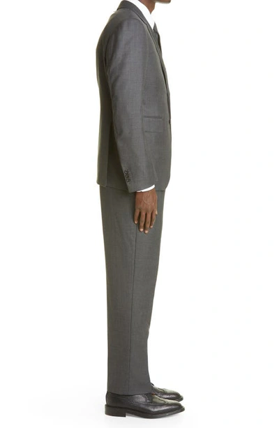 Shop Thom Browne Classic Fit Wool Suit In Dark Grey