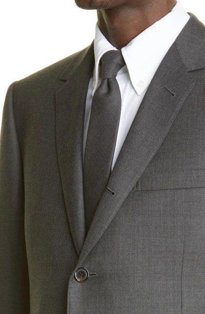 Shop Thom Browne Classic Fit Wool Suit In Dark Grey