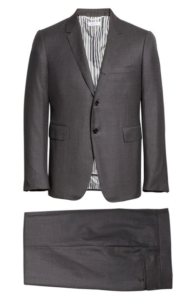 Shop Thom Browne Classic Fit Wool Suit In Dark Grey