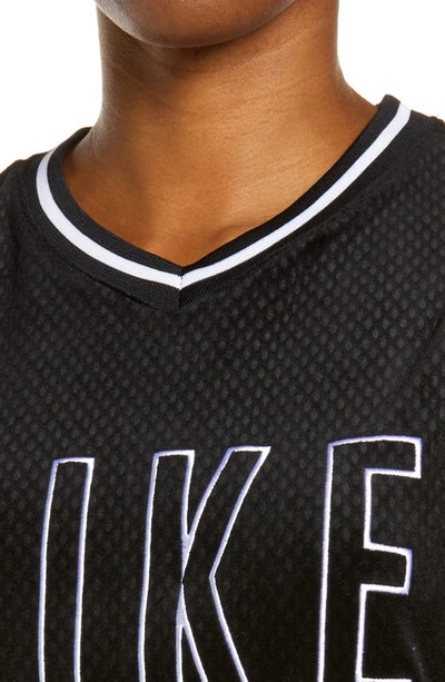 Nike x Serena Design Crew basketball jersey dress in black