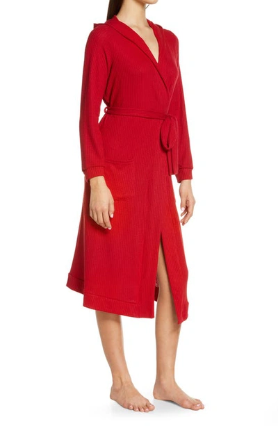 Honeydew Intimates Honeydew Lounge Pro Hooded Robe In Teaberry