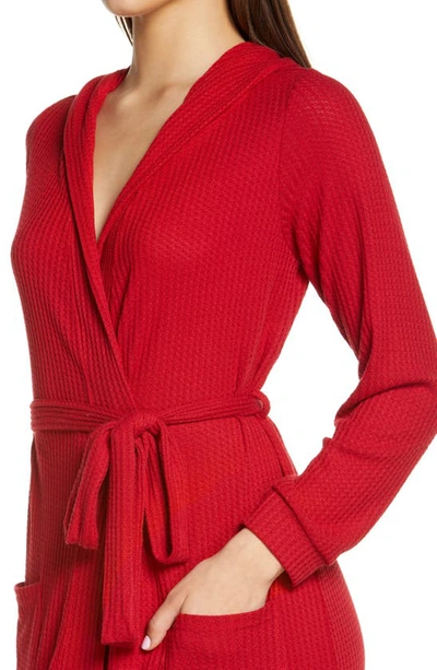 Honeydew Intimates Honeydew Lounge Pro Hooded Robe In Teaberry