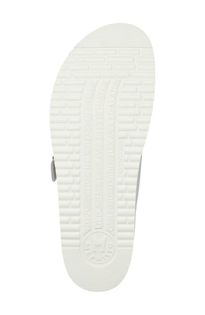 Shop Mephisto Heleonore Toe Post Sandal In White Sandanyl/ Condor White