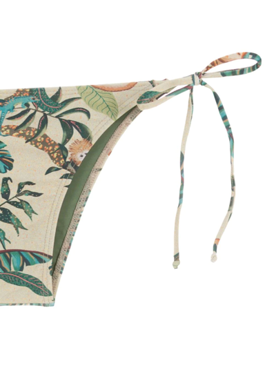 Lygia & Nanny Thai Leaf-print Pants In Neutrals