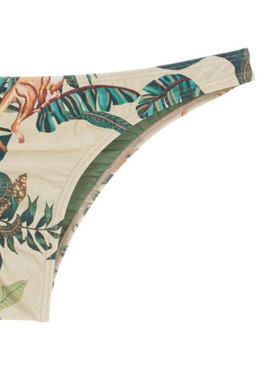 Lygia & Nanny Poipu Leaf-print Pants In Neutrals