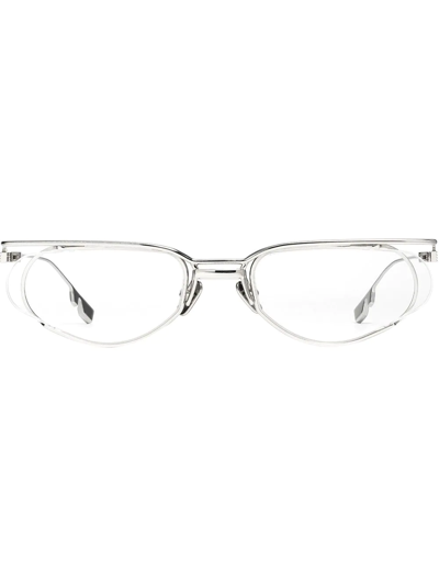 Shop Gentle Monster Don 02 Oval-frame Glasses In White