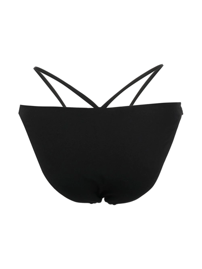 Shop Jonathan Simkhai Emmalynn Bikini Bottoms In Black