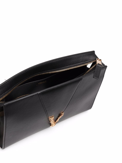 Versace Virtus Crossbody Bag In Black | ModeSens
