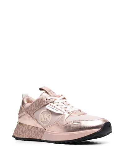 Shop Michael Michael Kors Allie Low-top Sneakers In Pink