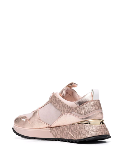 Shop Michael Michael Kors Allie Low-top Sneakers In Pink