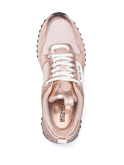 Shop Michael Michael Kors Allie Low-top Sneakers In Pink