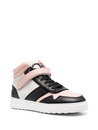 Ferragamo Noe High-top Sneakers In Black