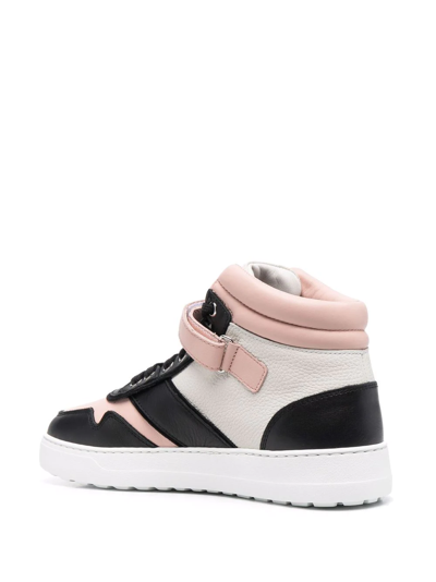 Ferragamo Noe High-top Sneakers In Black