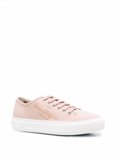 Ferragamo Women's Shoes Trainers Sneakers In Pink