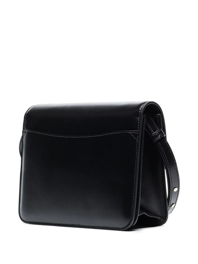 Shop Chloé Kattie Shoulder Bag In Black