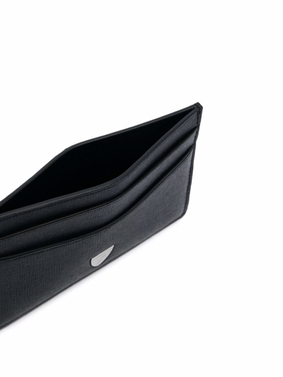 Aspinal Of London Saffiano Slim Cardholder In Blue