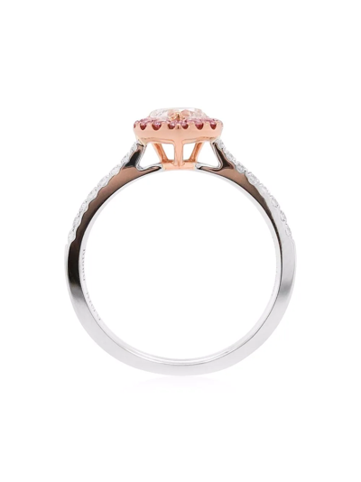 Hyt Jewelry 18kt Gold Argyle Pink Diamond Engagement Ring In Pink