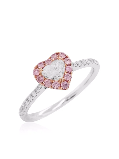 Hyt Jewelry 18kt Gold Argyle Pink Diamond Engagement Ring In Pink