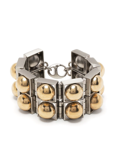 Shop Ports 1961 Chunky Chain-link Bracelet In Gold