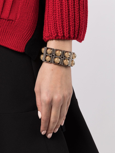 Shop Ports 1961 Chunky Chain-link Bracelet In Gold